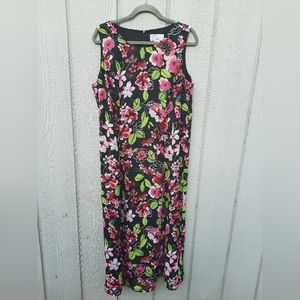 Studio C Floral Sleeveless Dress Size 16W